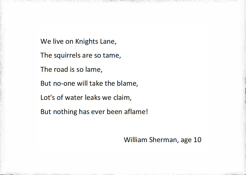 William Sherman, age 10