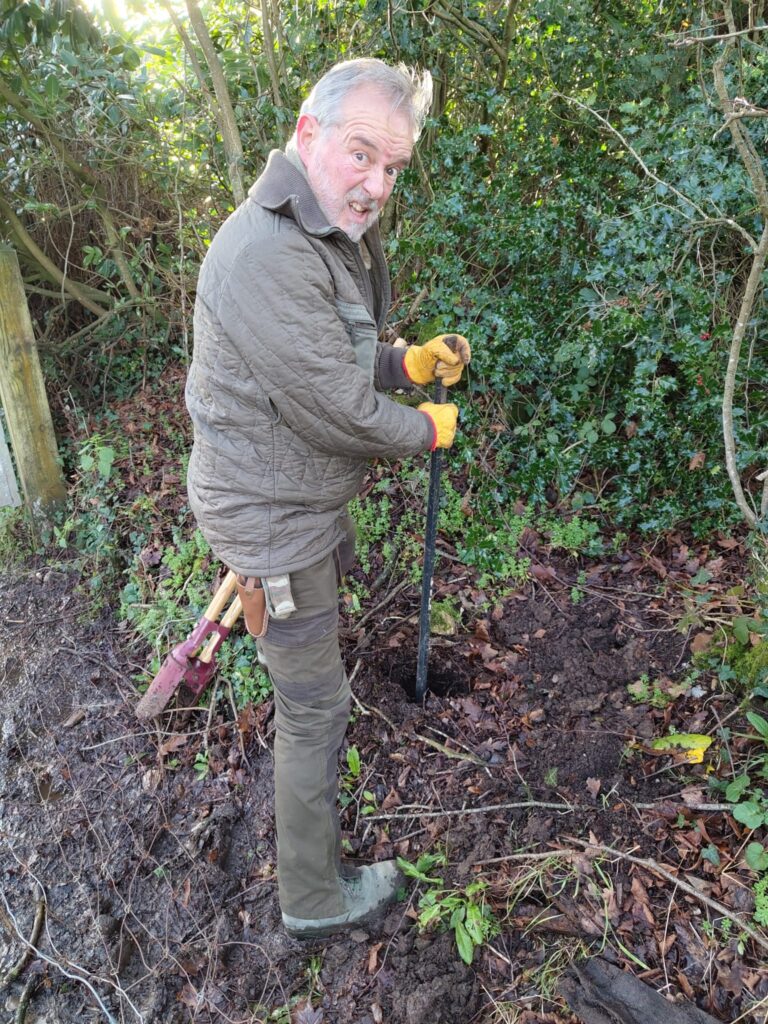 Image of Ricky digging
